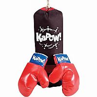 Punching Bag and Gloves Set