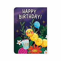 CATERPILLER TRI FOIL BDAY CARD