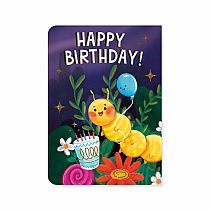 CATERPILLER TRI FOIL BDAY CARD