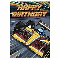 RACECAR TRIFOLD BIRTHDAY CARD