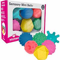 SENSORY MINI BALLS 6PK