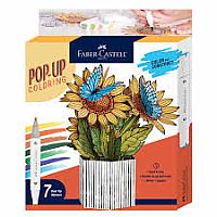 POP UP COLORING SUNFLOWERS