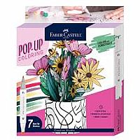 POP UP COLORING WILDFLOWERS