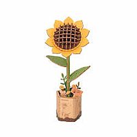 MODERN WOODEN PUZZLE SUNFLOWER