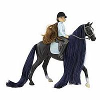 BREYER JET & ENGLISH RIDER CHARLOTTE