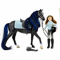 BREYER JET & ENGLISH RIDER CHARLOTTE