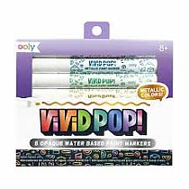 VIVID POP PAINT MARKERS METALLIC