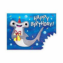 GOOGLY EYES SHARK BIRTHDAY CARD