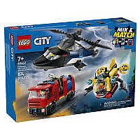 LEGO HELICOPTER FIRE TRUCK SUB