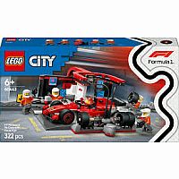 LEGO F1® Pit Stop & Pit Crew with Ferrari Car