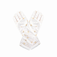 SHIMMER GLOVES GOLD SM