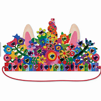 JEWEL ART CROWNS/UNICORN/FLOWERS