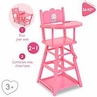 COROLLE HIGH CHAIR PINK