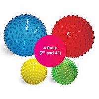 SENSORY BALLS OPAQUE 4 PK