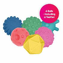 SENSORY MINI BALLS 6PK