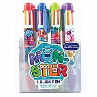 6 CLICK PENS MONSTER