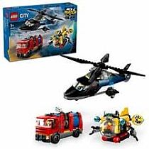 LEGO HELICOPTER FIRE TRUCK SUB