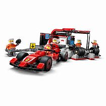 LEGO F1® Pit Stop & Pit Crew with Ferrari Car