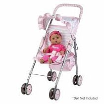 PINK MED  UMBRELLA STROLLER