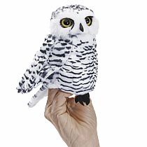 SNOW OWL PUPPET SM