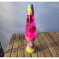 LAVA LAMP SPIRAL TIE DYE PINK