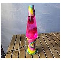 LAVA LAMP SPIRAL TIE DYE PINK