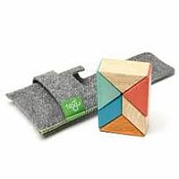 TRIANGLE BLOCK 8 PIECE POUCH SUNSET