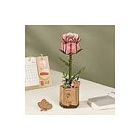 WOODEN PUZZLE PINK ROSE