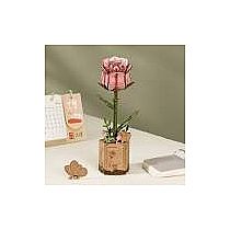 WOODEN PUZZLE PINK ROSE