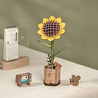 MODERN WOODEN PUZZLE SUNFLOWER