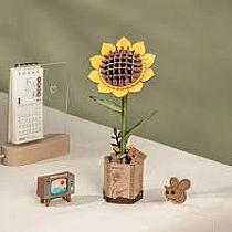 MODERN WOODEN PUZZLE SUNFLOWER