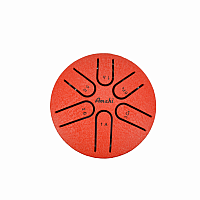 STEEL TONGUE DRUM 3" RED