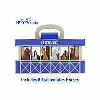 BREYER WOOD STABLE CARRY CASE