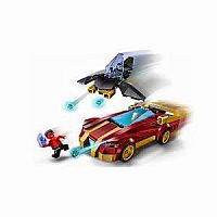 LEGO IRON MAN CAR V RED HULK