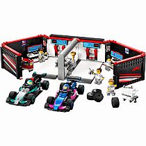 LEGO F1® Garage & Mercedes-AMG & Alpine Cars