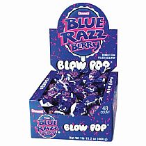 BLOW POPS BLUE RAZZ BERRY