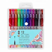 IHA 12 GLITTER GEL PENS