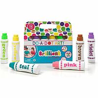 Dot-Art Markers 6-pk Brilliant [Washable]