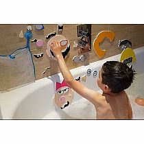 SILLY FACES BATH TIME STICKERS