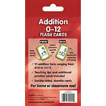 ADDITION FLASH CARDS TCR