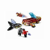 LEGO IRON MAN CAR V RED HULK