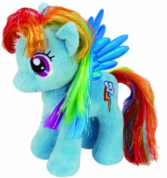 Rainbow Dash My Little Pony Beanie Baby Over The Rainbow
