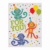 Monkeys For You Gift Enclosure Card