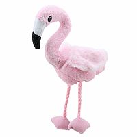 FINGER PUPPET FLAMINGO