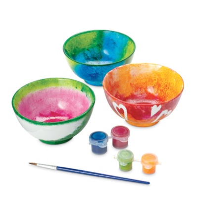 Paint Your Own Porcelain Bowls - Over the Rainbow