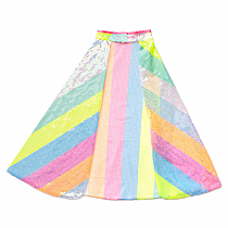 STRIPY SEQUINS CAPE 4/6