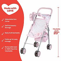 PINK MED  UMBRELLA STROLLER