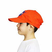 ****SALE PRICE-REG $12.99**** Jr. Astronaut Cap, Orange, Adj Youth Size