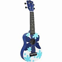 AMAHI BLUE FLOWER UKULELE