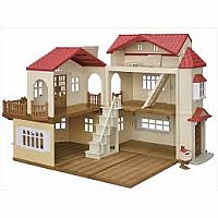 CC RED ROOD COUNTRY HOME SECRET ATTIC ROOM--Calico Critters